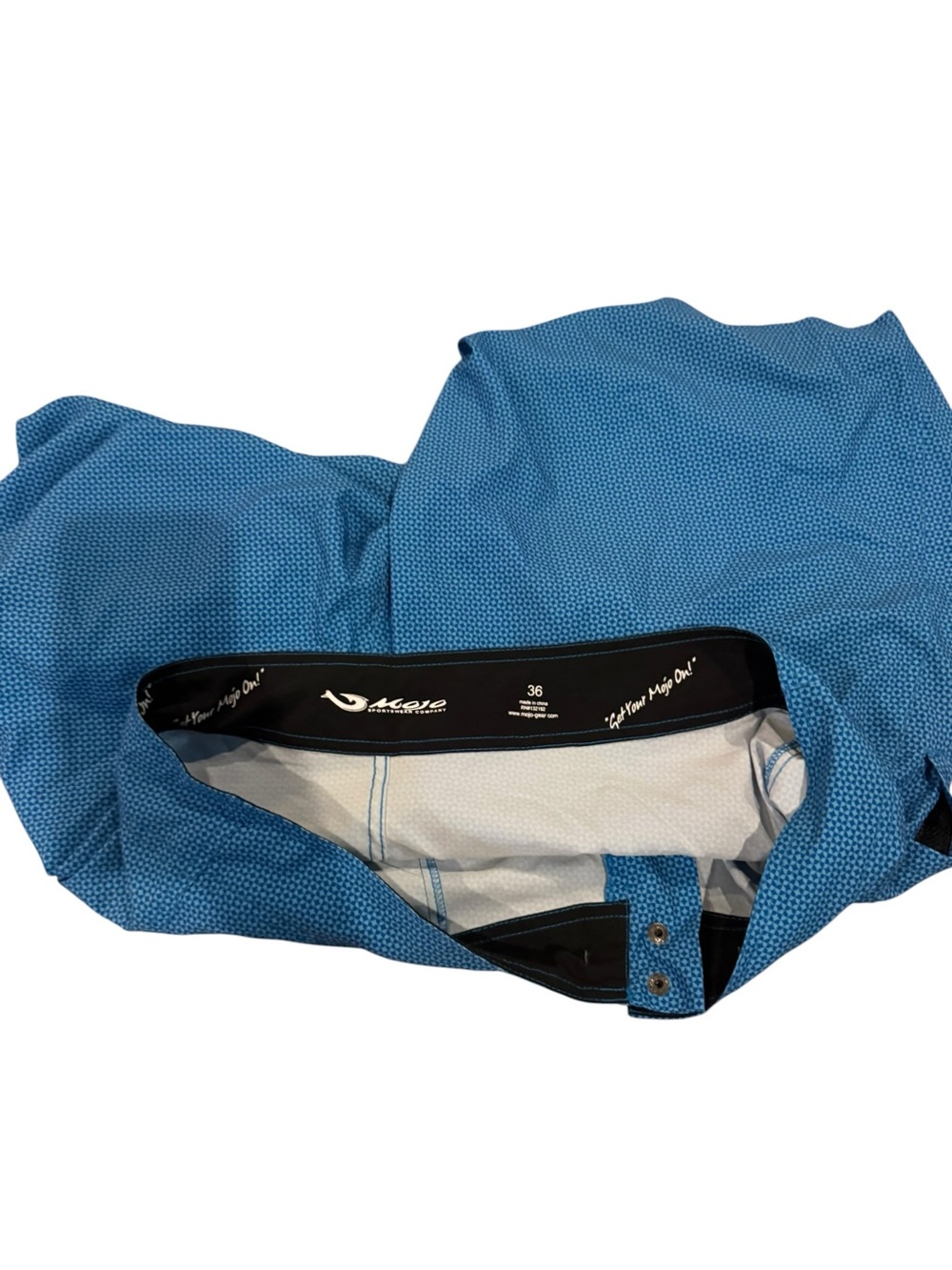 Mojo Men's Blue Swim Trunks